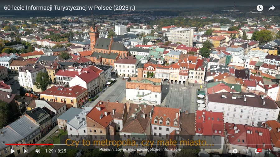 Kadr z filmu o Polskim Systemie Informacji Turystycznej